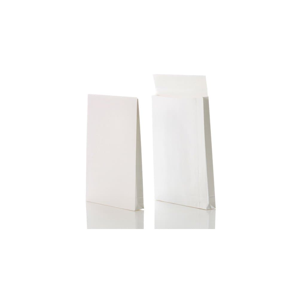 Post 00011823 Folding Envelope Square Bottom Peel and Seal Pack of 250 Kraft Paper B4 250 x 353 x 250 x 40 mm, White, 150 g