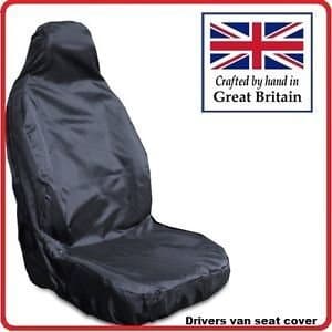 Heavy Duty Driver Seat Cover Protector - Black
