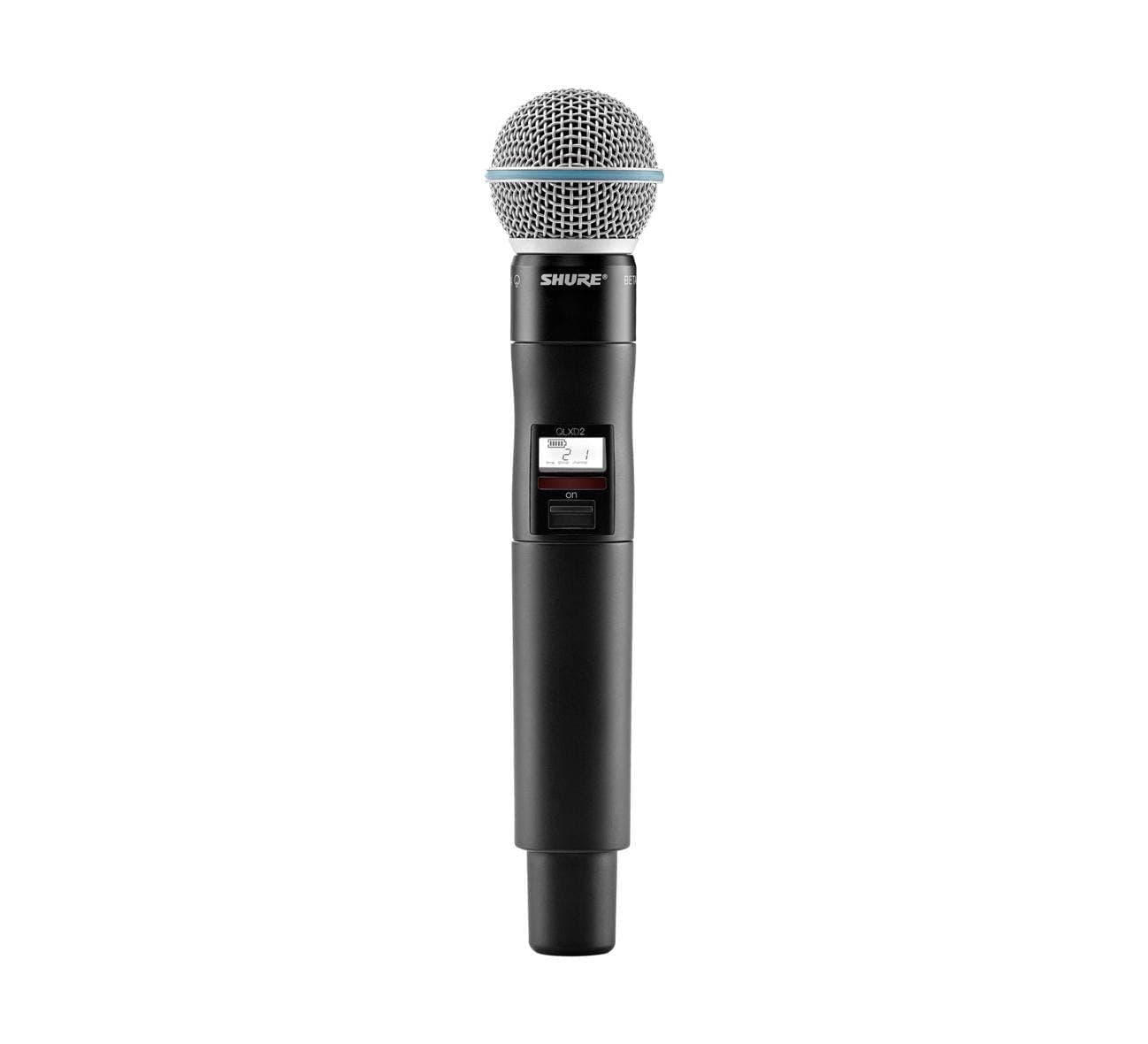Shure QLXD2/B58 Handheld Wireless Transmitter with BETA 58A Microphone G50