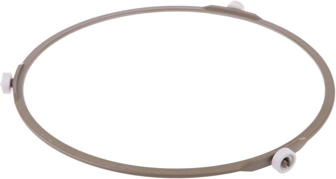 Brown Large Microwave Turntable Ring Microwave Oven Rotating Ring Microwave Parts Microwave Turntable Ring, Microwave Glass Plate Tray Wheel Ring Turntables Microwave Oven Parts and Accessories