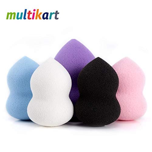 Multikart Makeup Sponge Puff Foundation Blender Powder (Multicolour)