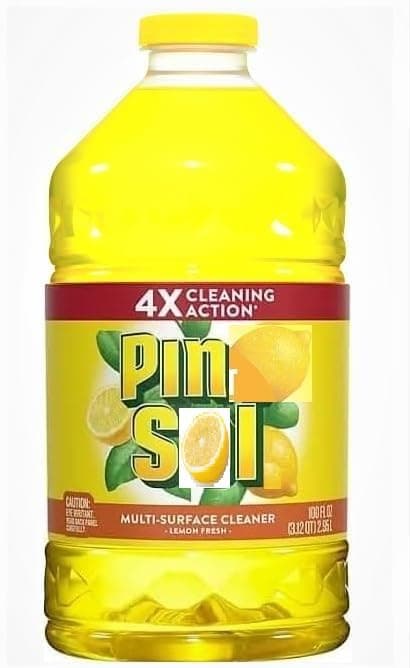 Sponsored Ad - PineSol All Purpose Multi-Surface Cleaner, Original Lemon Fresh, 100 FL Ounces 4x Cleaning Action (Package May Vary) (Pack of 1), Yellow