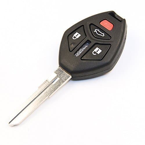 4 buttons no chip refit (right groove) keyless remote key shell case fob case for Mitsubishi Galant Endeavor Lancer Outlander