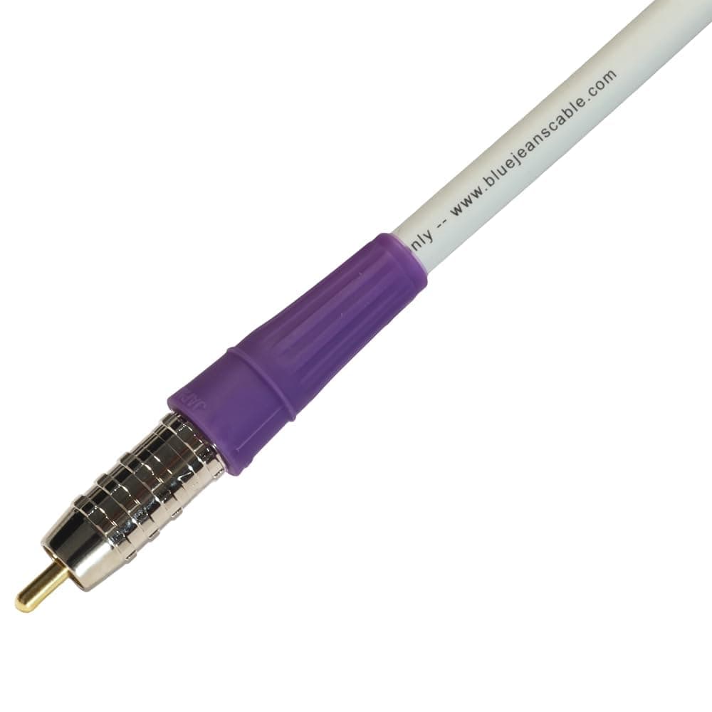 Blue Jeans Cable Blue Jeans Cable LC-1 Double-Shielded Low Capacitance Subwoofer Cable, 10 foot, White