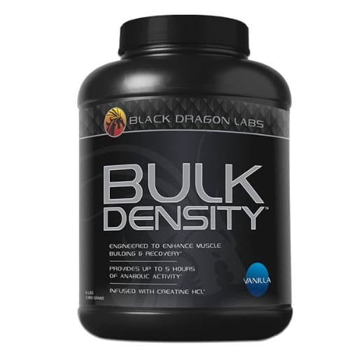 Bulk Density: Black Dragon Labs Has Developed the Most Advanced, Most Powerful Mass Gainer the World Has Ever Seen. Bulk Density™ Changes the Game of “Bulking Phases.” Bulk Density™ Contains Ultra-filtered Isolates, Hydrolysates and Non-denatured Whey Proteins Combined with Egg and Micellar Casein Proteins for a Time-released, Sustained Protein Absorption. In Addition, Bulk Density™ Utilizes a Healthy Lipid Profile Using Mct’s and Flax Meal for Sustained Energy Output and Allowing Protein Synthesis to Occur Without the Body Using Protein for Energy. Lastly, Bulk Density™ Replenishes Glycogen Stores Quickly and Effectively with Healthy Complex Carbohydrates. Packed with These High-quality Nutrients Formulated to the Optimal Ratio, Bulk Density ™ Allows the Body to Remain in an Anabolic State for an Extended Time Without Any Deterioration of Muscle Tissue. Formulated with One of the Most Advanced Creatines on the Market, Creatine Hcl, Bulk Density™ Supercharges the Body for Better Performance and Strength Increases Without Any Excess Water Weight or Bloating. Build Clean, Massive Muscle with Bulk Density™. It’s All in the Name. (Vanilla)