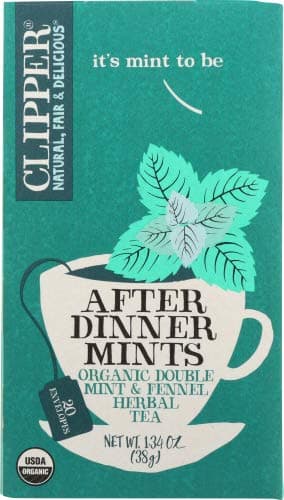 Clipper Tea After Dinner Mint Org 1.34 OZ (Pack of 4)