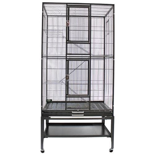 Congo Cage - Durable 68" Tall Cage - for Sugar Gliders, Squirrels, Marmosets & Other Small Pets