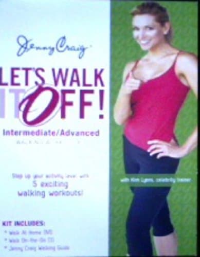Jenny Craig Let's Walk It Off! Intermediate/advanced Walking Workout Kit by Jenny Craig