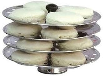 RECO 100% STAINLESS STEEL,IDLI MAKER.IDLI STAND,KITCHEN APPLIANCES,4 PIECE STAND