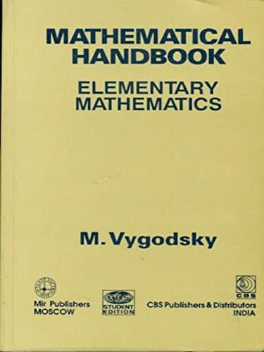 Mathematical Handbook Elementary Mathematics Paperback – Big Book