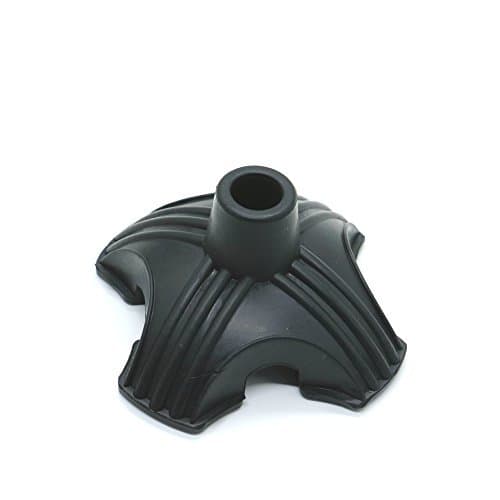 Gonioa 3/4 inch Rubber Walking Cane Tip Self Standing Cane Tip, Black