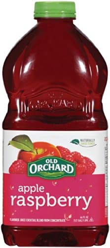 Old Orchard Juice Cocktail Blend, Apple Raspberry, 64 oz (Pack of 8)