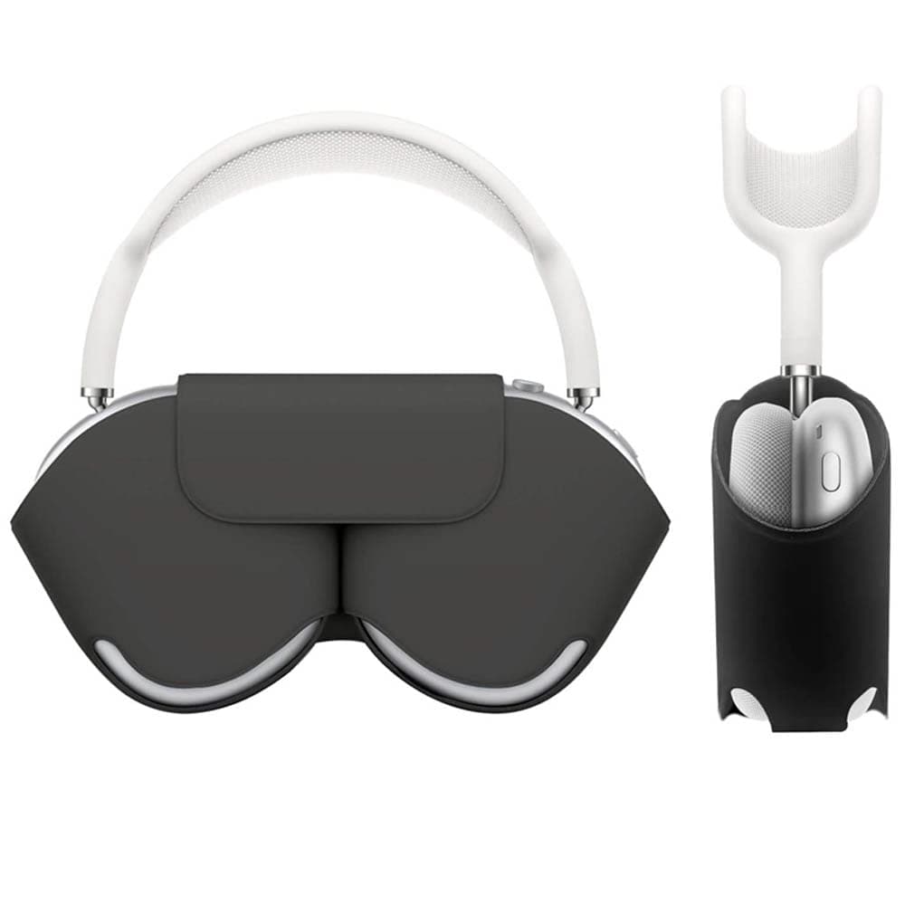 Compatible with Smart Case for Apple AirPods Max Automatic Sleep Function Protective Headphones Case Cover Scratch-proof Travel Carrying Case Airpods Max Accessories for AirPod Max-Black