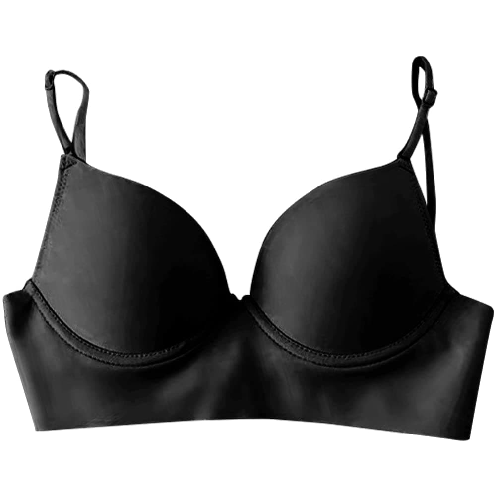 Thin Padded Underwire Bra for Slim Lady, Minimizer Wired Bra for Women