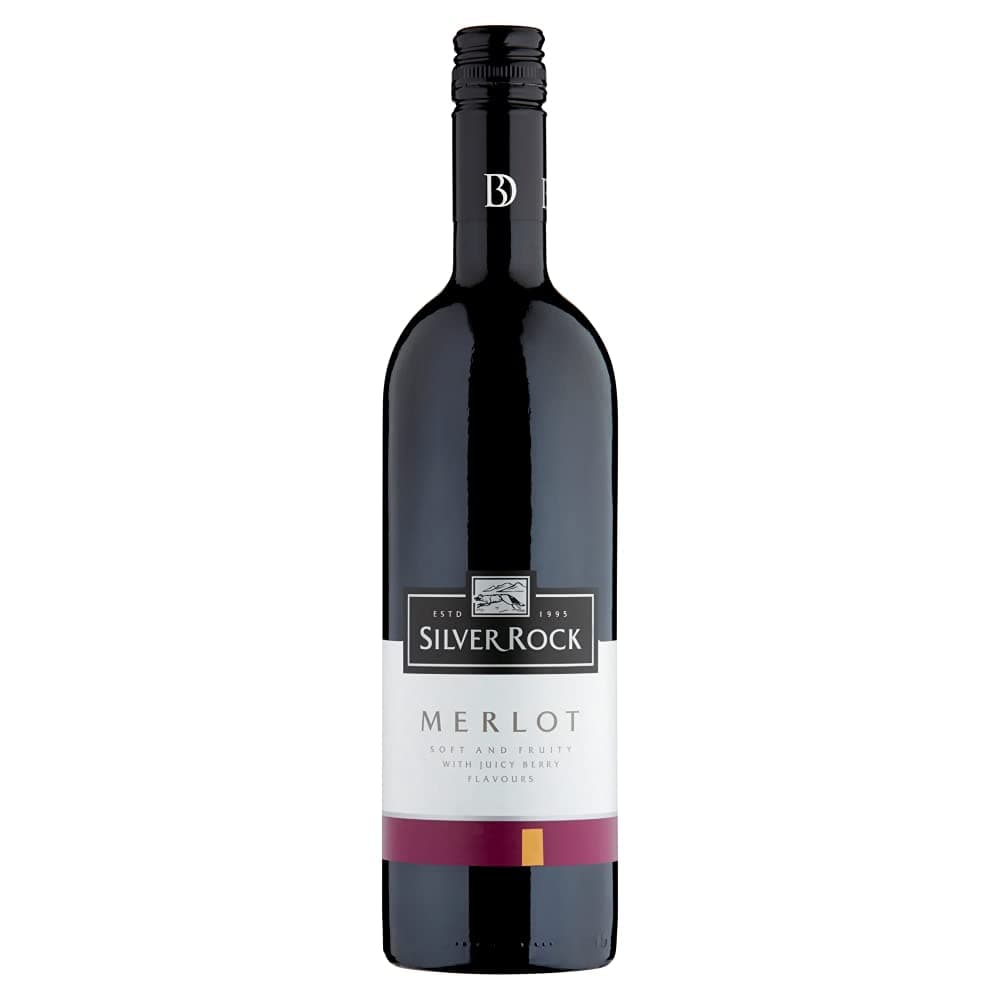 Silver Rock Merlot Red Wine, 75 cl