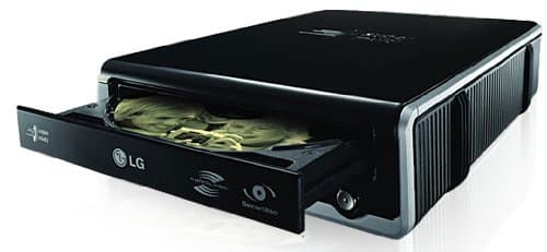 LG Super-Multi External DVD Rewriter with SecurDisc and LightScribe GE24LU20 (Renewed)