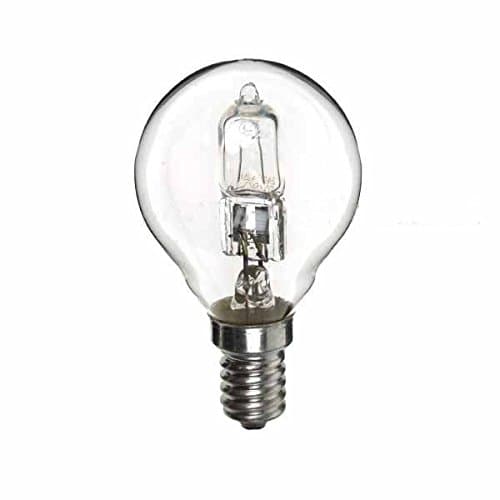 3 x 20w (25w) Halogen Golf Ball Light Bulb E14 SES Small Edison Screw 240v (Eveready S11921)