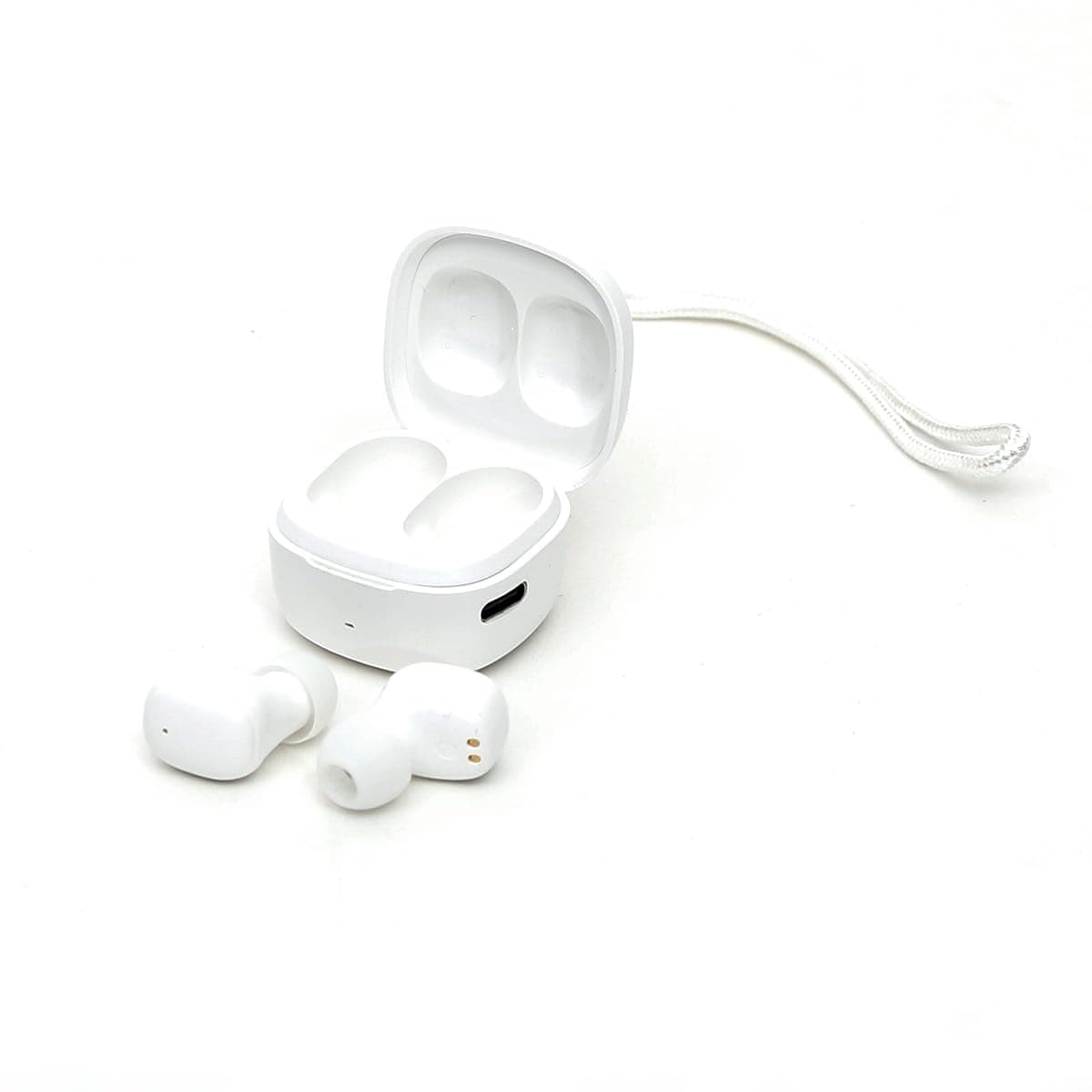 Wireless Ear Buds for Small Ears, only 2.5g Light Weight, Mini Earbuds Cute Colors for Women & Kids Earbuds, Bluetooth 5.3, IPX6 Waterproof, Wireless Earphones for iPhone Android (White)