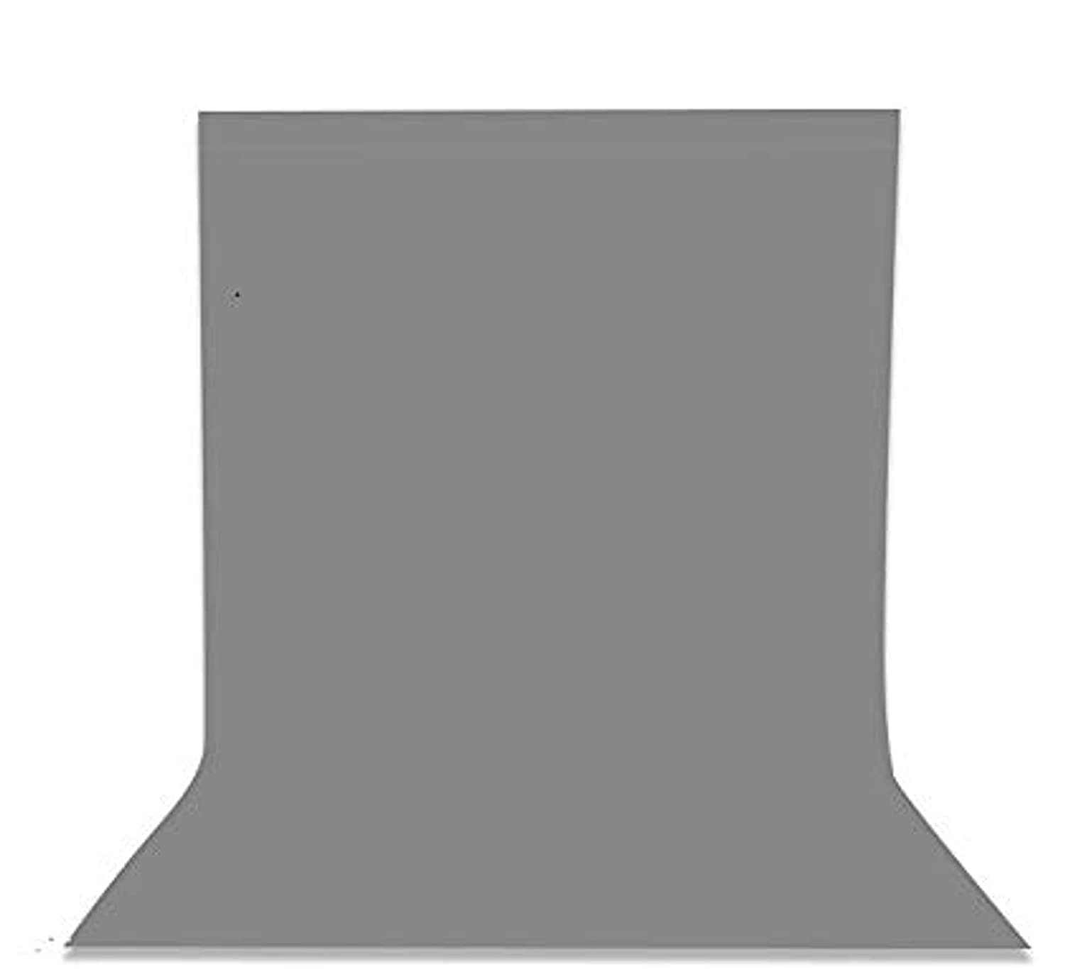 Digiom® 8 x 10.5 Ft Grey Background, Grey Backdrop, Grey Screen for Photo Light Studio Photography, VFX Editing, YouTube