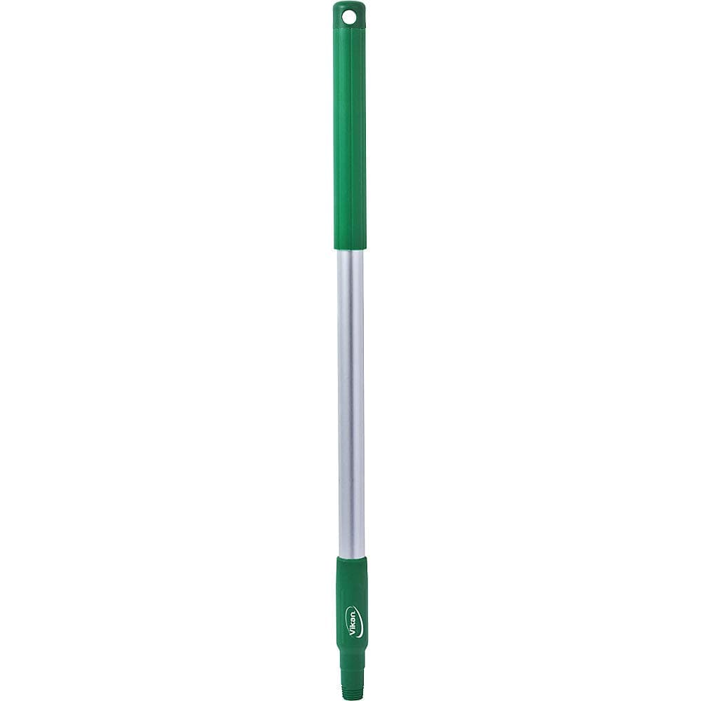 Vikan 29812 26" Aluminum Handle with Threaded Tip, 1-7/32" Diameter, Green