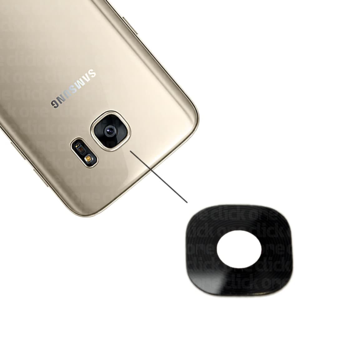 One Click Components - New REAL GLASS Rear Camera Lens Replacement for Samsung Galaxy S7 G930 G930F