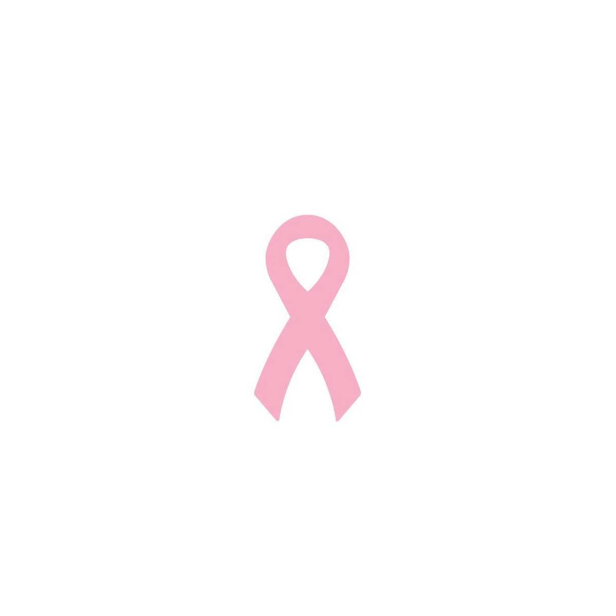 Pink Ribbon Stickers 50 Count