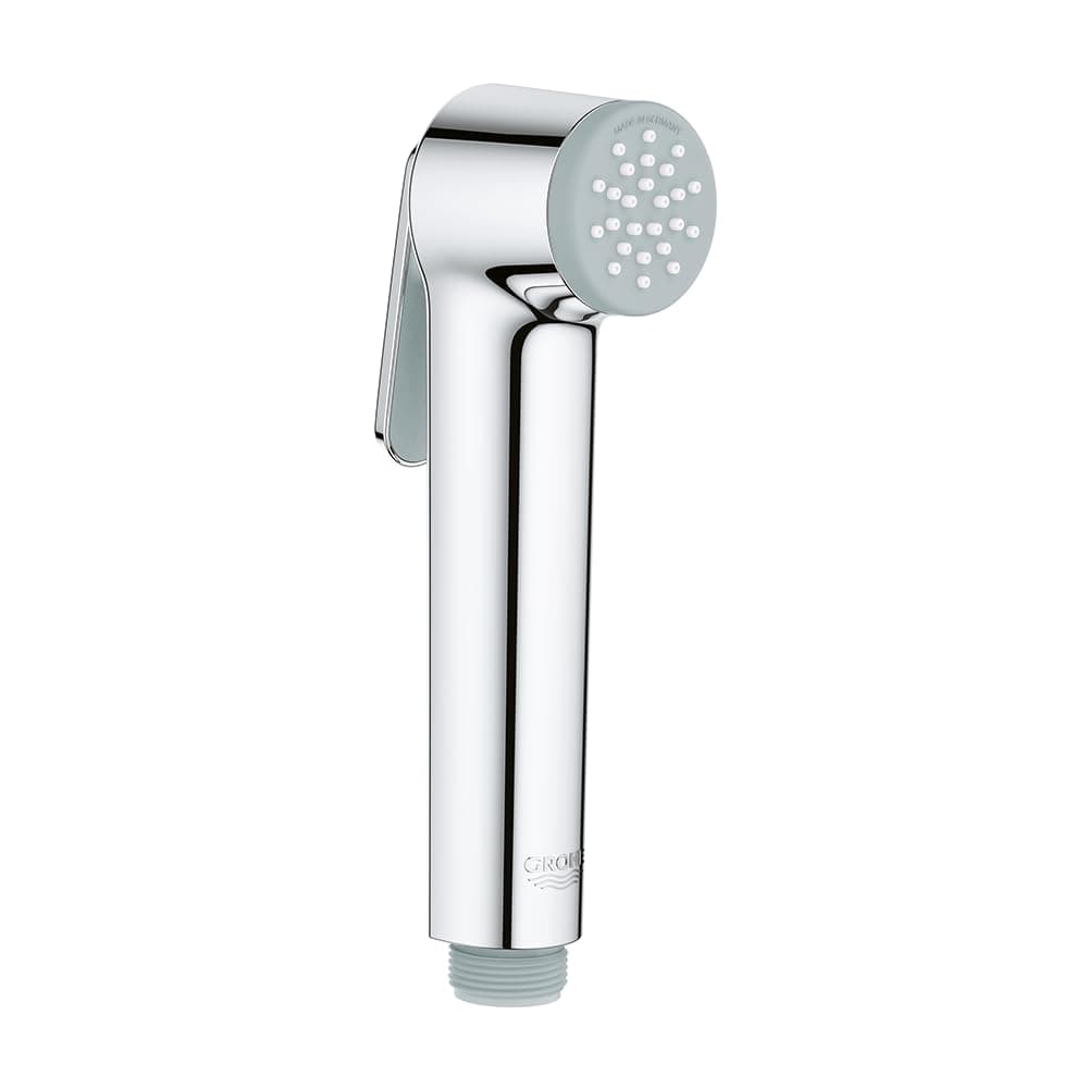 Tempesta-F Trigger Spray | Shattaf | Hand Shower with Trigger Control | Bathroom Fixtures | Anti-Limescale System | Fits All Standard Shower Hoses | Bathroom Fixtures | Chrome | 27512001