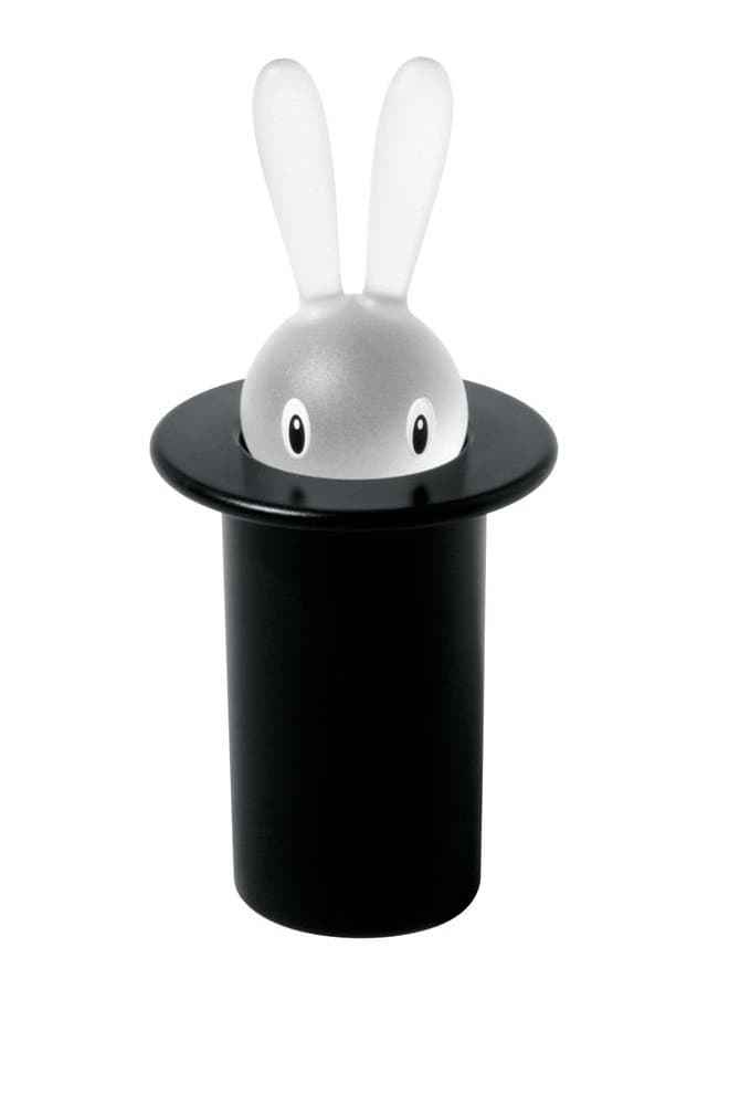 Alessi ASG16 B "Magic Bunny" Toothpaste Holder, Black