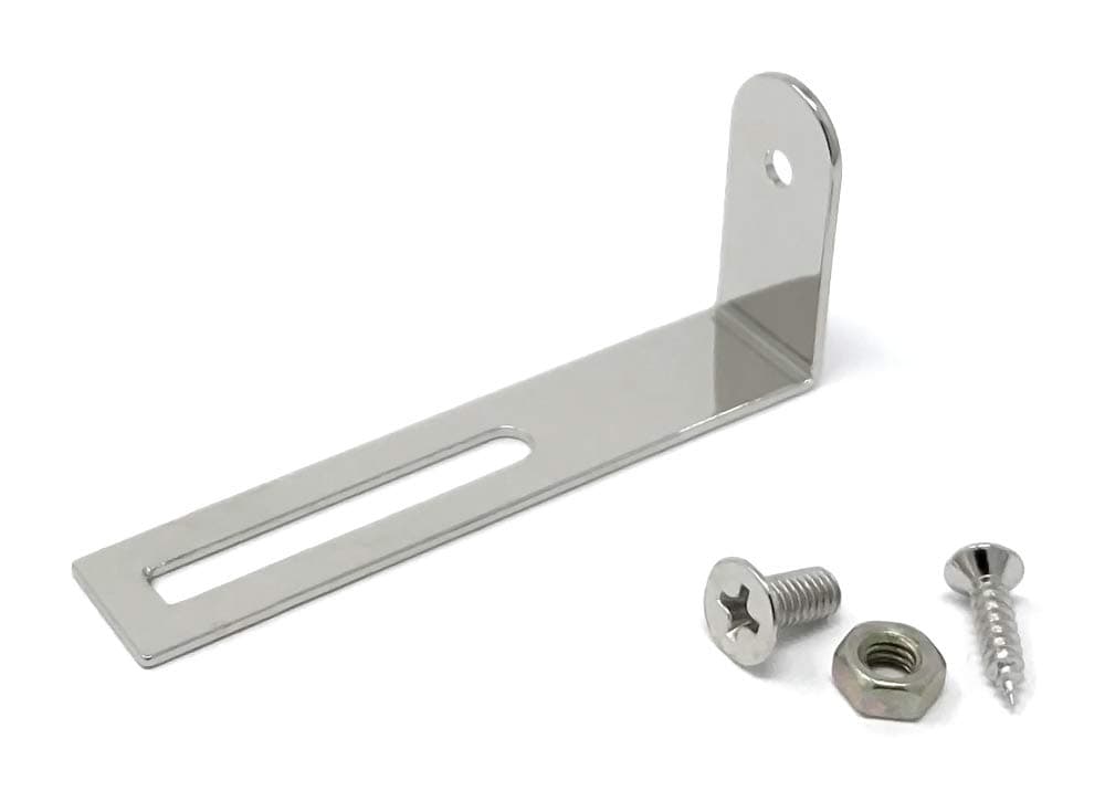 Chrome Pickguard Mounting Bracket Compatible with Gibson Epiphone Les Paul Electric Guitar with Screws LPB10-CHR