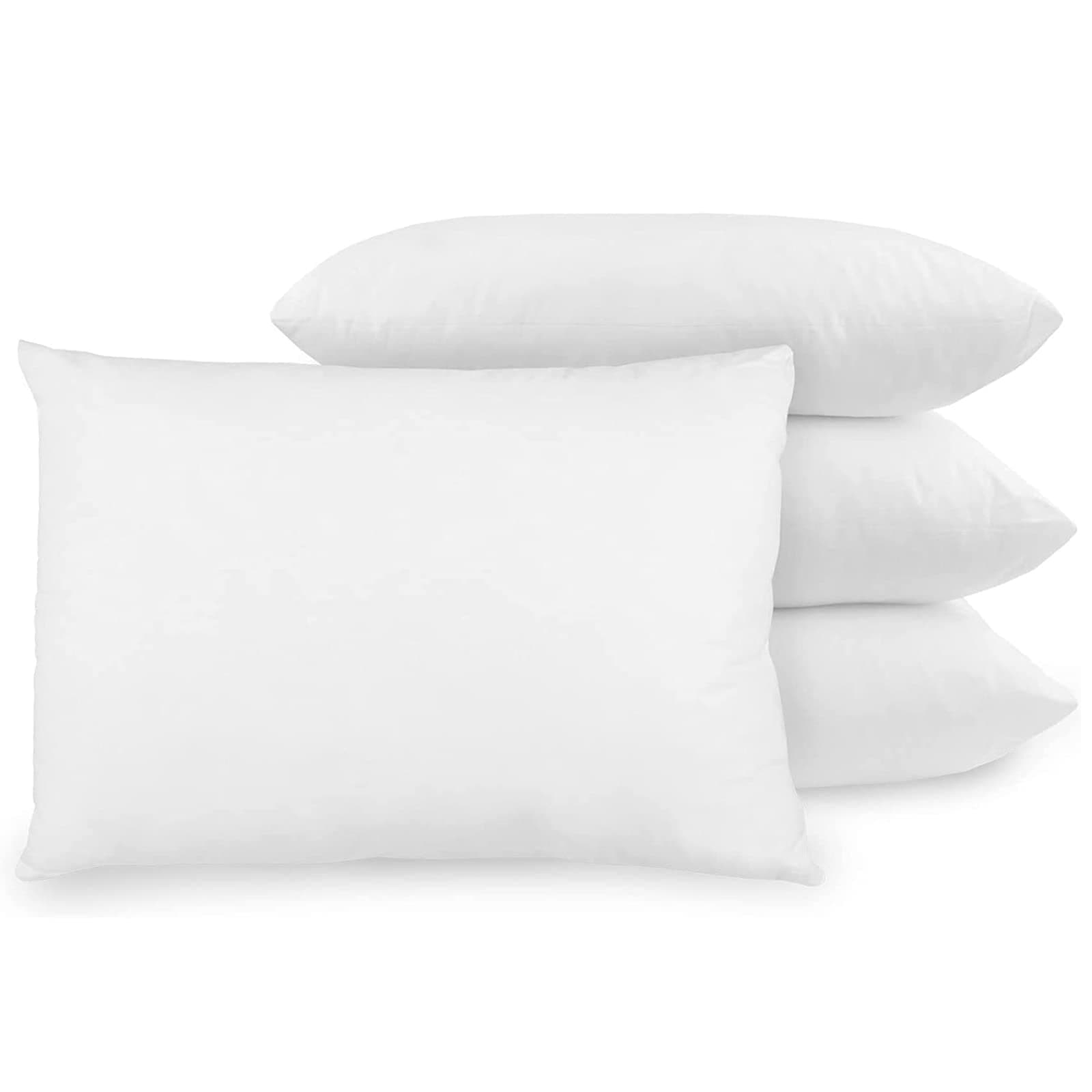 Pillows 4 Pack, Soft Support Bounce To Back Hotel Quality Extra Soft Filling Bed Pillows Designed For Front, Side And Back Sleeper, Body Pillows
