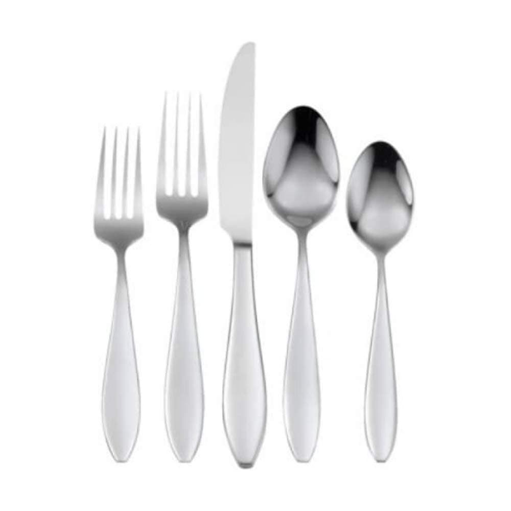 Oneida Casaba 20 Piece Everyday Flatware, Service for 4 18/0 Stainless Steel, Silverware Set