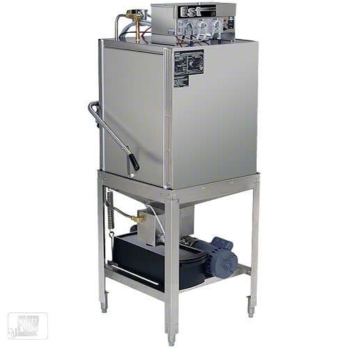 CMA EST-AH-EXT Extended-Door Single Rack Low Temperature, Chemical Sanitizing Straight Dishwasher