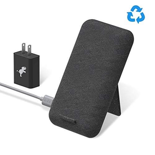 Nimble Eco-Friendly Wireless Stand, Fast 7.5/10w Wireless Charger Compatible with Apple iPhone X/XS/XR/11/11 Pro/11 Pro Max, Samsung S10/S9/S8, Qi Enabled Devices