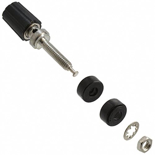 Pomona 3760-0 Binding Post, Tin Plt. (Black)