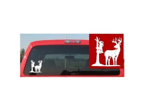 LVE Hunting Decals Stand Hunter, White