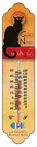 French Classics Maxi Thermometer Chat Noir