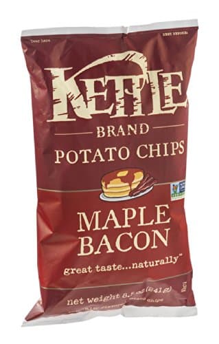 Kettle Maple Bacon Potato Chips, 8.5 Ounce - 12 per case.