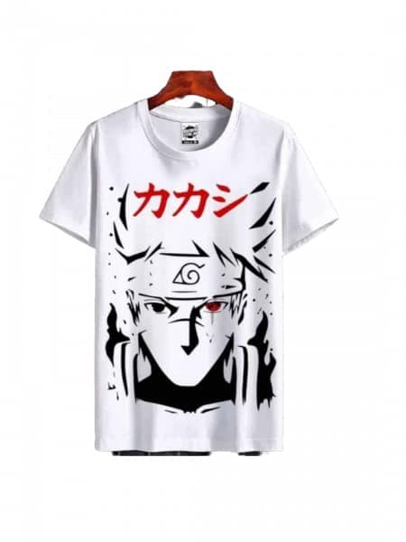 Matrix Makers Round Neck Half Sleeve Naruto Logo Printed Tshirt for Kids Boys and Girls.
