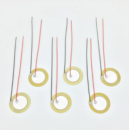 12pcs Piezo Disc 27 mm with 10cm Leads