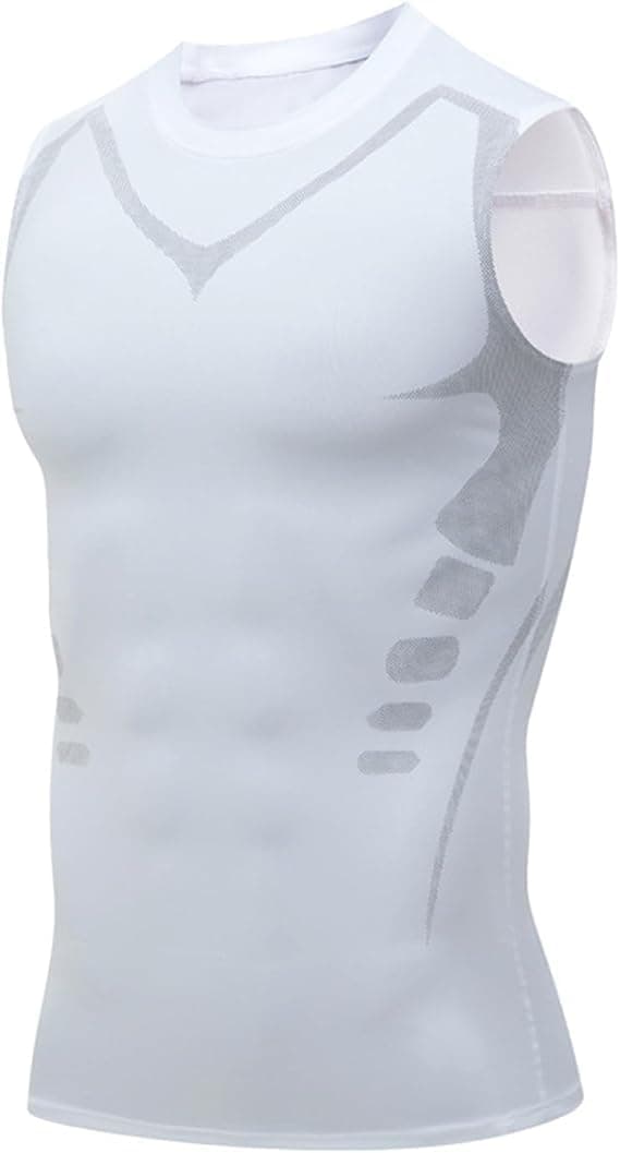 Energxcel Ionic Shaping Vest, Ionic Body Shaping Vest, Sleeveless Compression Tank Top Men