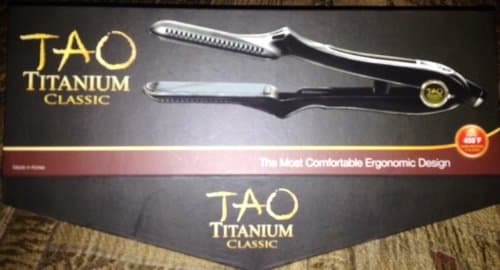 TAO Nano Titanium Ionic Flat Iron 1 3/8" Turbo-d5 (Titanium)