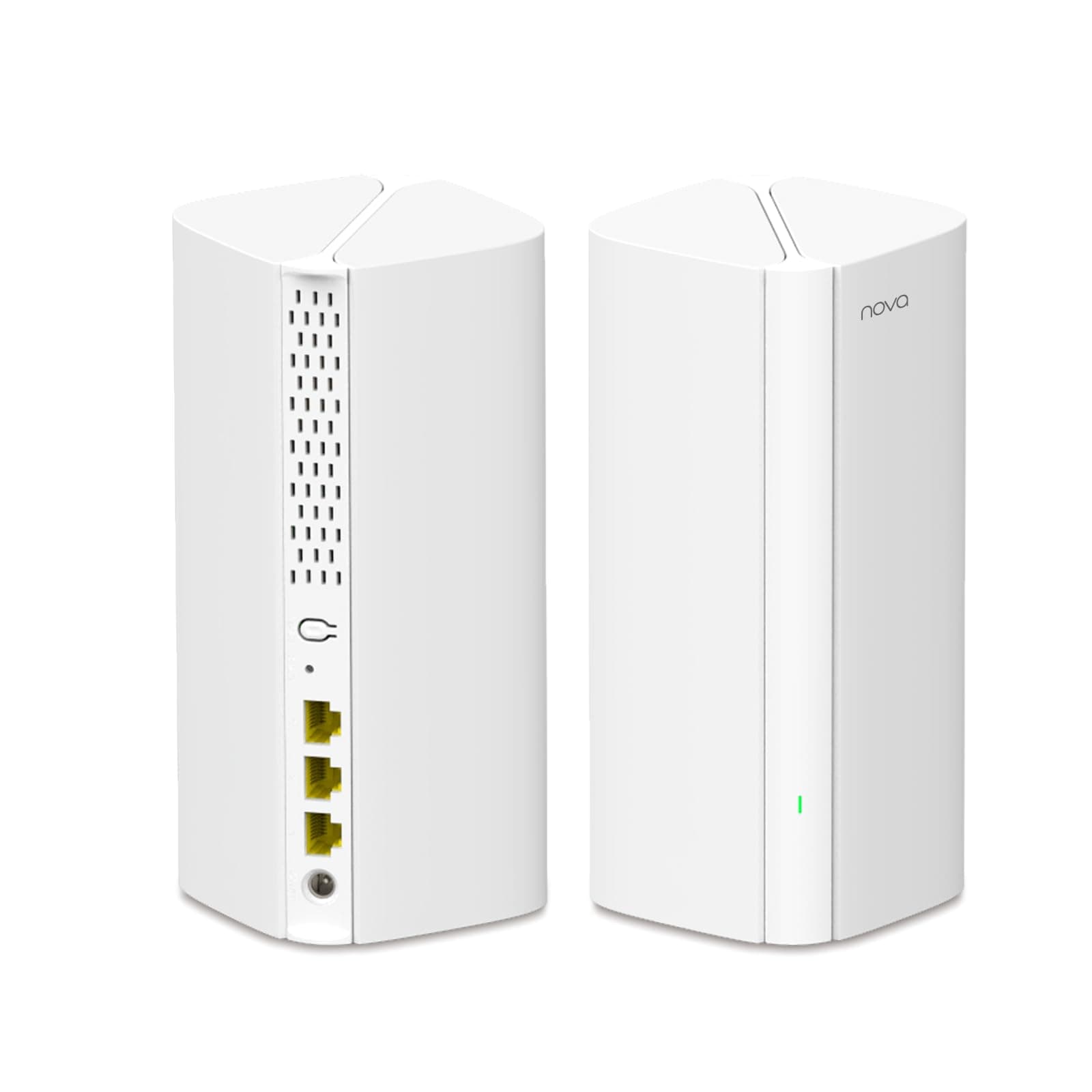 AX3000 Mesh WiFi 6 System Nova MX12-5000 sq.ft WiFi Coverage - Dual-Band Mesh Network for 160+ Devices - 3 Gigabit Ports per Unit Support Auto-backhaul- 2-Pack