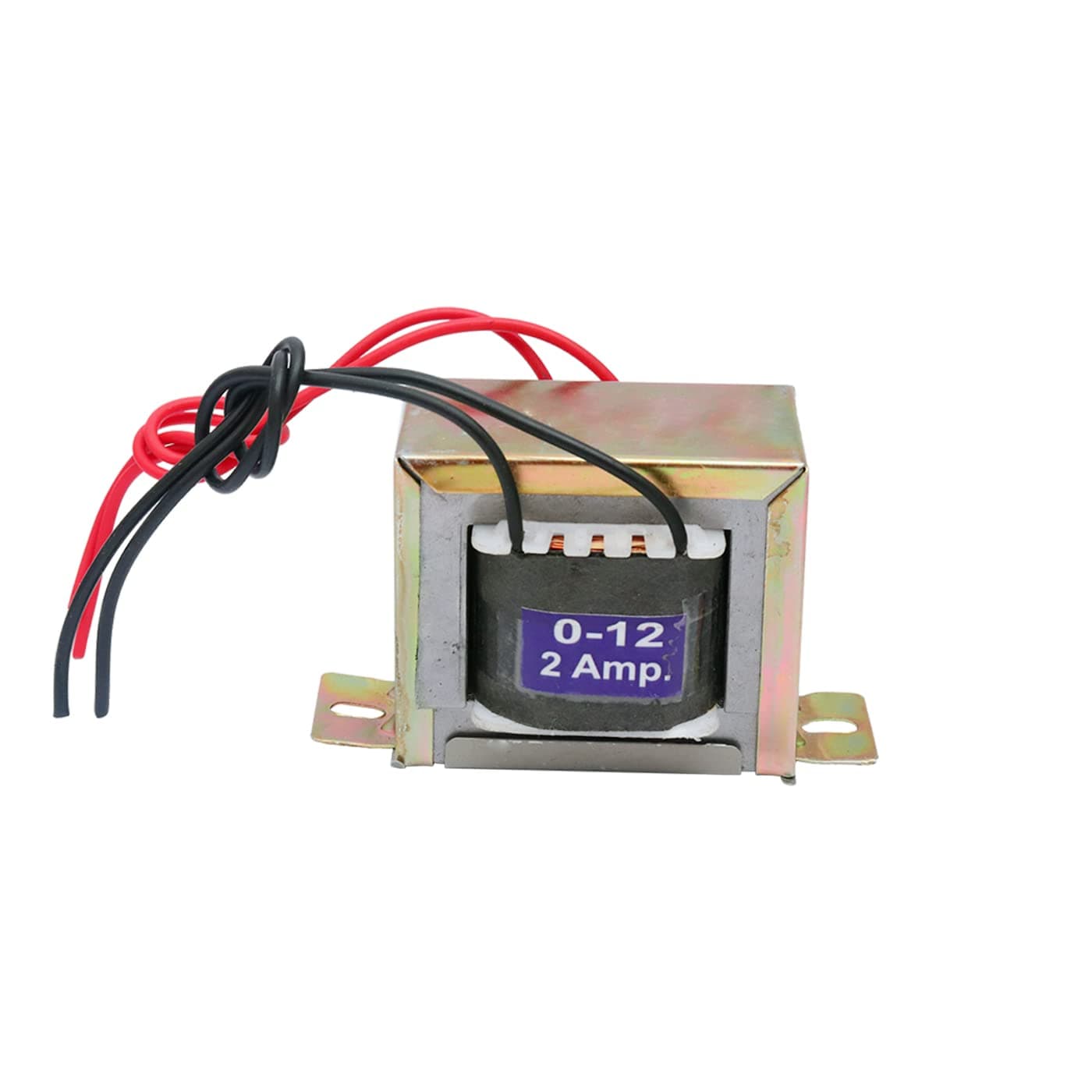 Electronic Spices Transformers 0-12, 2AMP AC Current Step Down Vertical Mount Electric Power Transformer (0-12V 2AMP)