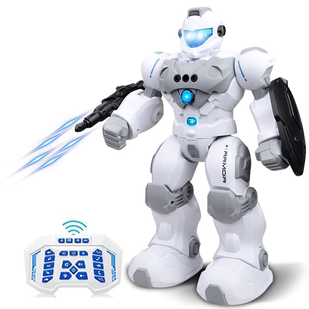 Karoter RC Robot for Kids Intelligent Programmable Robot Dancing, Singing,Blue Eyes,Gesture Sensing /Remote Control Robot Kit,Present for 3 -12 Years Old Kids Boys and Girls