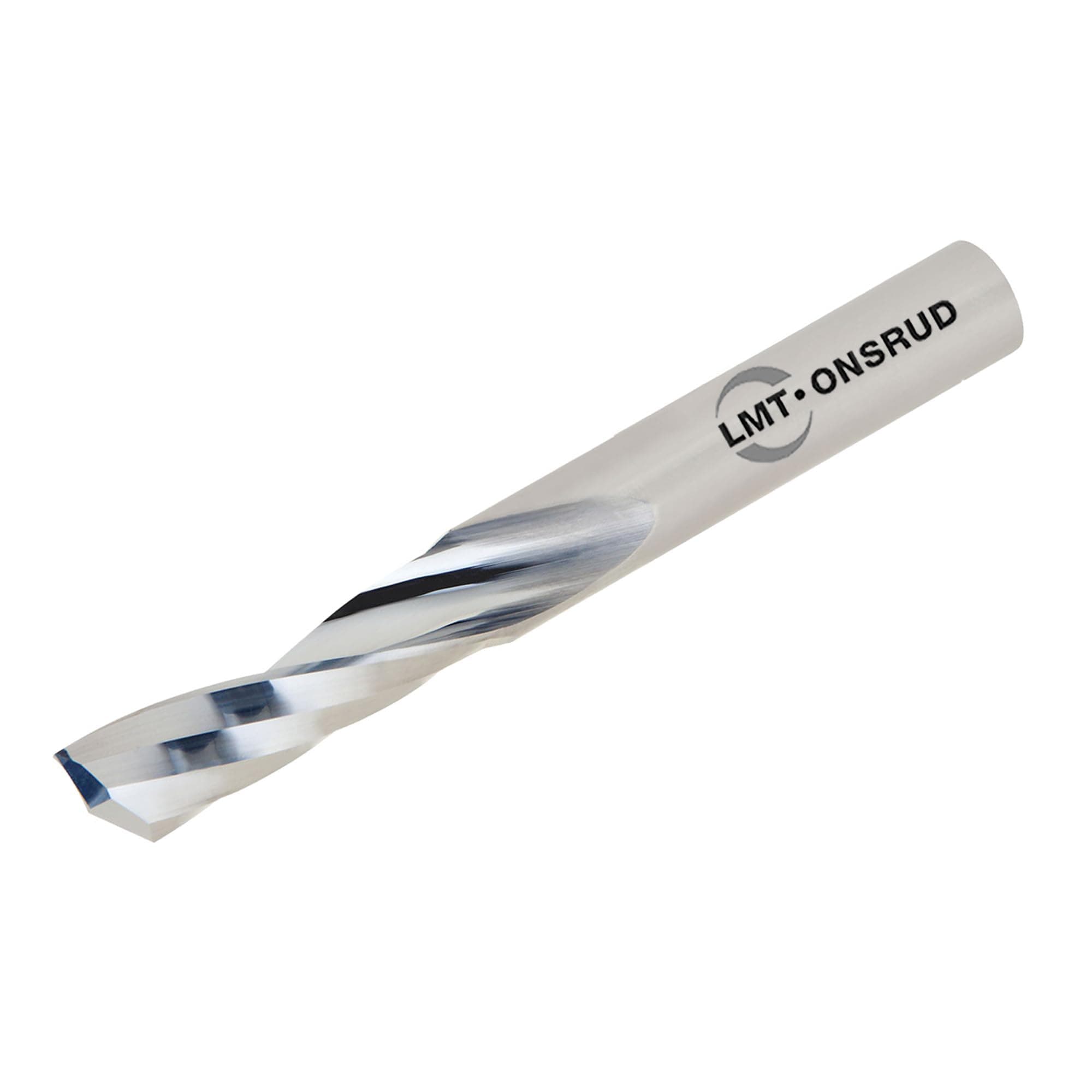 LMT Onsrud LP 65-025, Solid Carbide, Super O, Upcut, 0.250" Cutting Diameter, 0.875" Cutting Length, 0.250" Shank Diameter, 2.500" Overall Length, 1 Flute