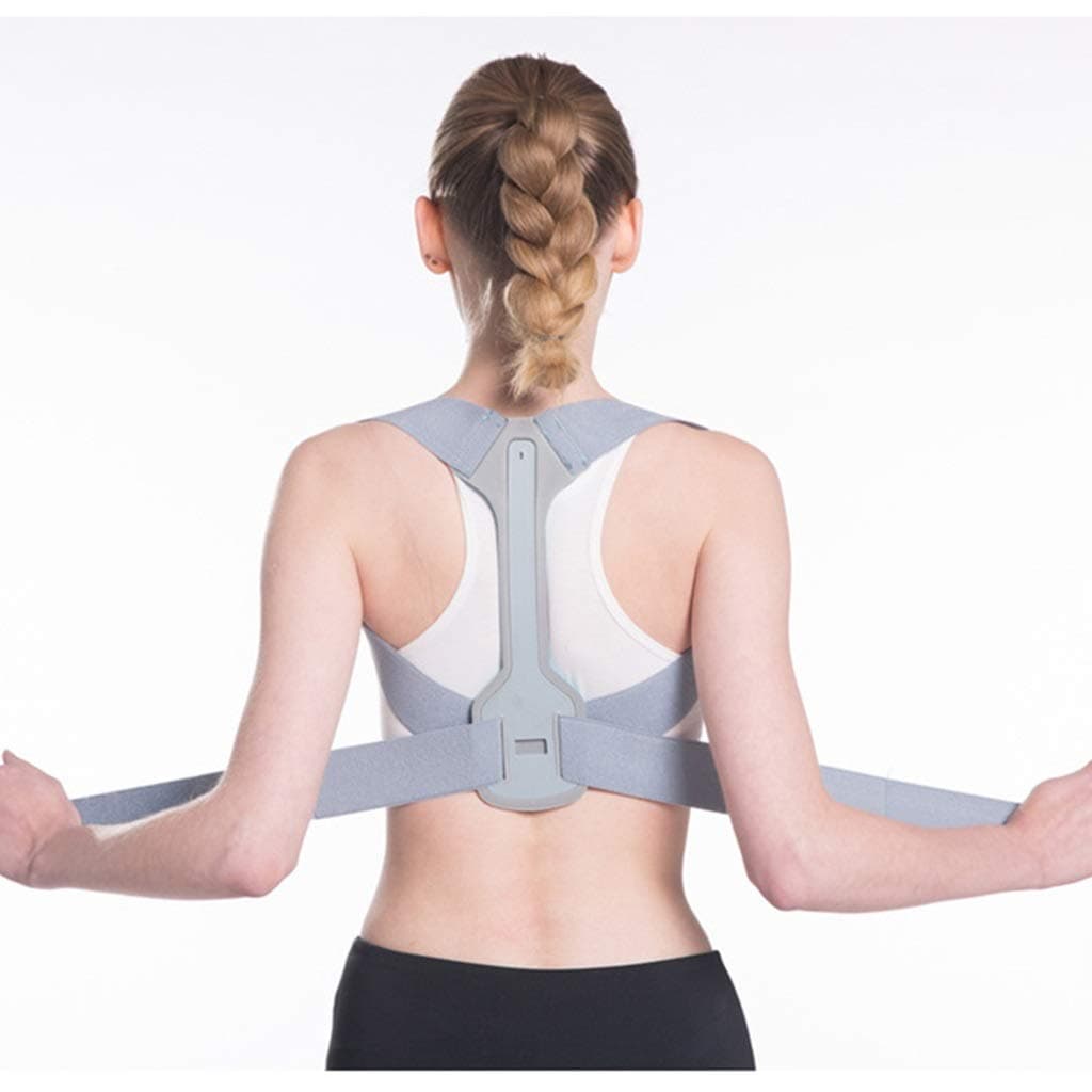 DSJSP Posture Corrector Adjustable Shoulder Invisible Correction Hump Correction Belt Back Correction Spine Help For Men Or Women Back, Neck And Shoulder Pain Relief (Size : S)