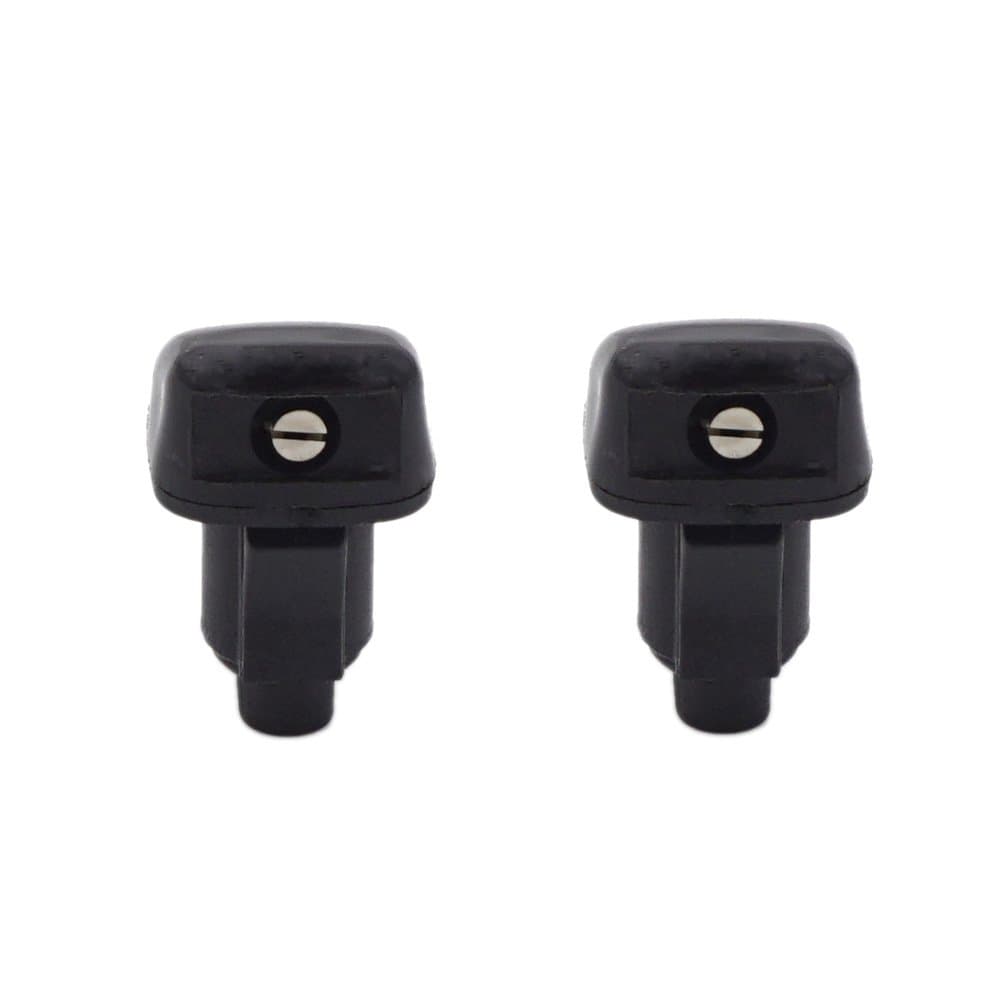 Windshield Washer Nozzle with Adjustable Spray Jet Kit Universal Fit for 2004-2010 Toyota Sienna, 2005-2013 Chevy Malibu, 2005-2010 Pontiac G6, 2007-2010 Saturn Aura, Pack of 2
