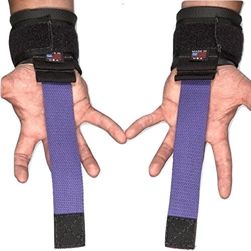 USA MADE! WEIGHT LIFTING STRAPS 650# Pull Rated Won't strangle wrists!