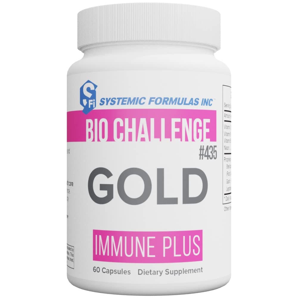 Gold Immune Plus - General Immune Support, 60 Capsules, Bio Challenge 435. Immune Builder.