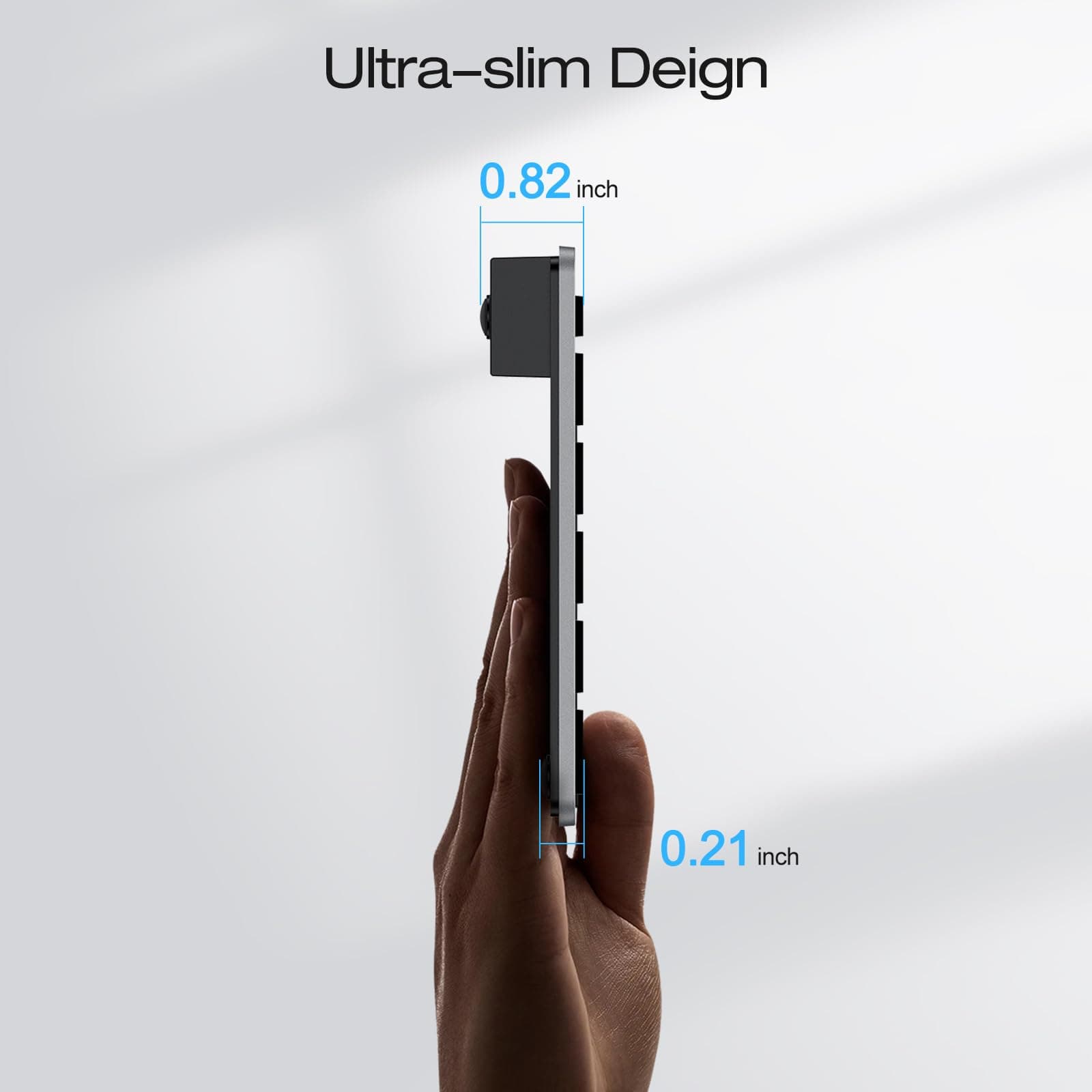 OMOTON Bluetooth Keyboard for Mac, Wireless keyboard for Apple MacBook Pro/Air, iMac, iMac Pro, Mac Mini, QWERTY UK Layout (Gray)